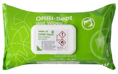 ORBI-Sept Wet Wipes Sensitive Flowpack 20x30 neutral 80ks