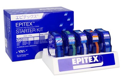 Epitex - Taśma poliestrowa ścierna 10 m x 5 szt. - Starter Kit GC