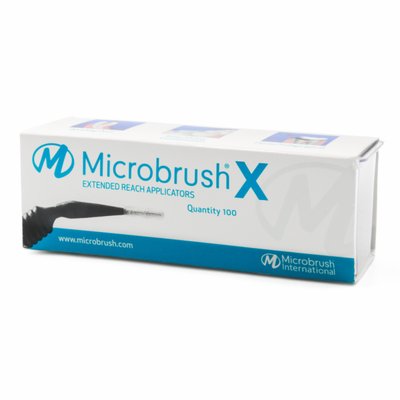 Microbrush X Černý - 100 ks