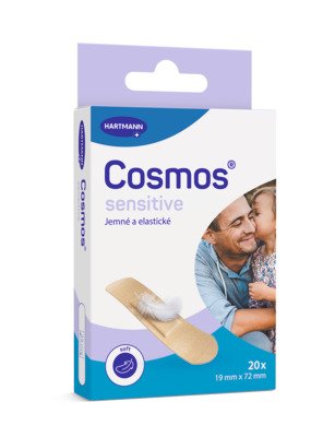Cosmos Soft jemná náplast 19 × 72 mm 20 ks