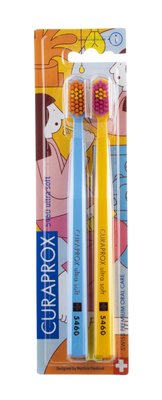 Curaprox CS 5460 Ultrasoft Bathroom zubní kartáček 2 ks