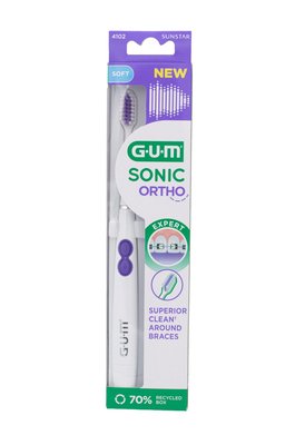 GUM Sonic Ortho bateriový sonický kartáček