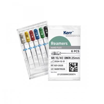 KERR Reamers 30mm, 6 ks - velikost 45, bílá