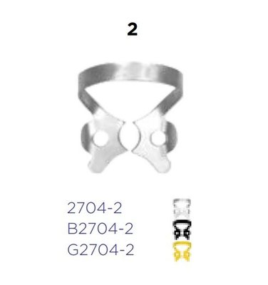 Kofferdamová spona 2 - premolar