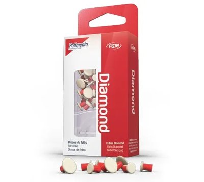 FGM Diamond 8+12mm leštící disky /filc/ 24ks + mandrel