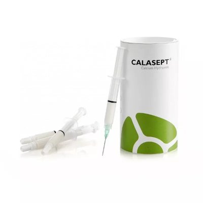 Calasept 4x strzykawka 1.5ml + 20 igieł do aplikacji