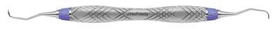 HU-FRIEDY SG1/2XCE2 Curette Gracey #1/2, EE2, hdl #Harmony, oral/labial, grey