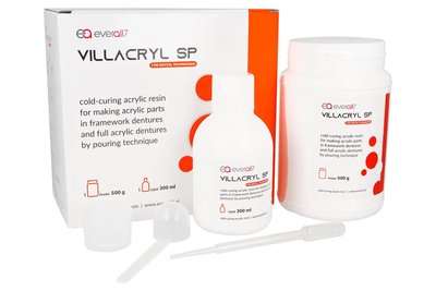 Villacryl SP 500 g + 300 ml Everall7 - V4 - różowy żyłkowany
