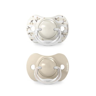 Suavinex SX PRO 0-6 m Birdies dudlík 2 ks - krémový