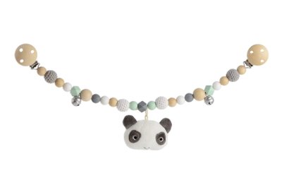 Kikadu řetízek na kočárek s pandou