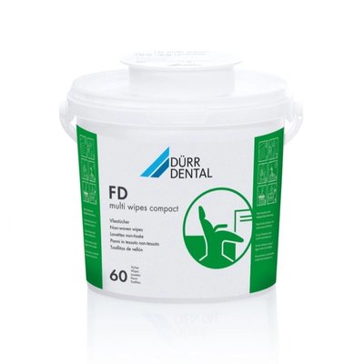 FD multi wipes compact, suché ubrousky, 60 ks (použití se všemi dezinfekcemi Dürr) - Box
