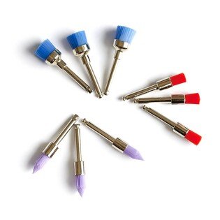 Szczoteczki nylon set 25szt/op mix kolorów 15x kielich duży ,5x płomyk, 5x kielich mały