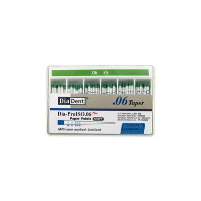 DiaDent Papírové Čepy MMPP 06Taper ISO35 100ks