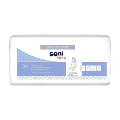 Seni Care ochrana oděvu s kapsou (bryndák pro dospělé), 100 ks