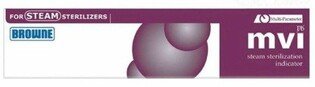 Test chemiczny MVI-S IV do sterylizacji parą wodną wieloparametrowy 121C-134C 2x240szt