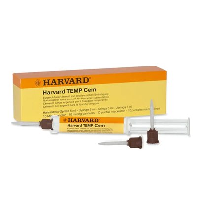 Harvard TEMP Cem 10 ml minimix stříkačka, provizorní fix. cement