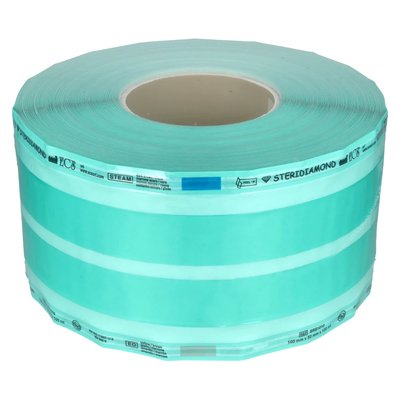 Rękaw foliowy do sterylizacji z fałdą 100mm x 100m