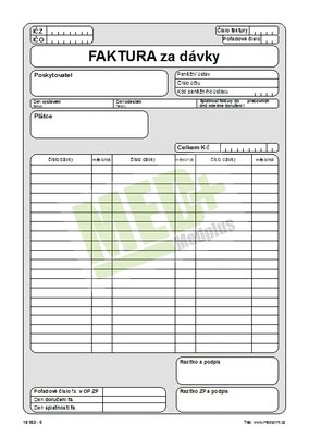 Faktura za dávky