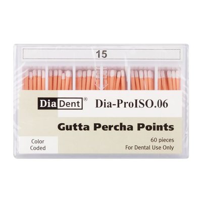 Gutap.čepy DiaDent 015 kalibrované, kón. 6%