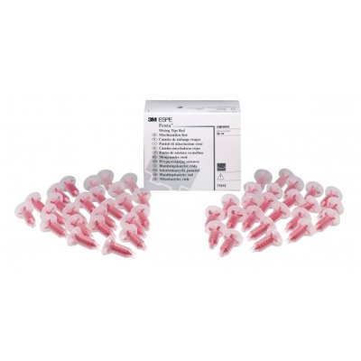 Penta míchací koncovky doplňkové balení - červené 50 ks