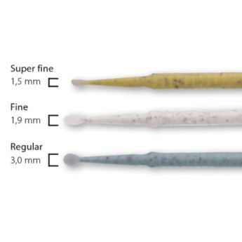 Jednorázové aplikační štětečky Bio Apply-Tips regular modré, průměr 3,0 mm, balení 100ks