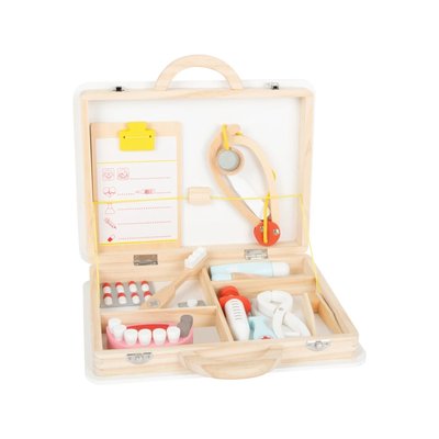 Small Foot dětský doktorský kufřík pro malé zubaře 2v1