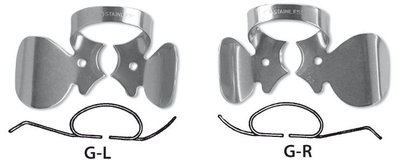 Fit kofferdam spona G-L/G-R s úchytem válečků