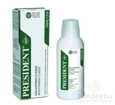 PresiDENT Daily Use Classic ústní voda, 200 ml