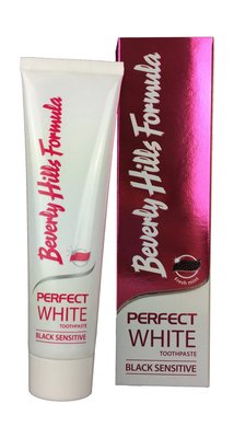 Beverly Hills Formula Perfect White Black Sensitive zubní pasta 100 ml