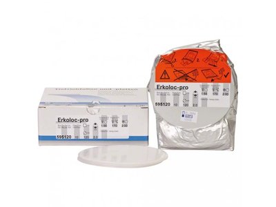 Erkoloc-pro - transparentní fólie Ø 120mm, tloušťka 2mm, 10ks