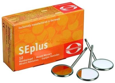 Zubní zrcátko SE plus, zvětšující, 12 ks v balení