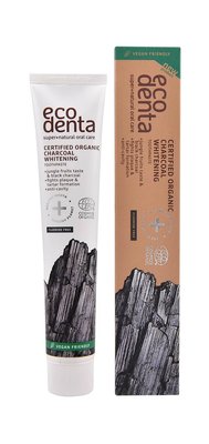 Ecodenta Organic Charcoal Whitening zubní pasta 75 ml