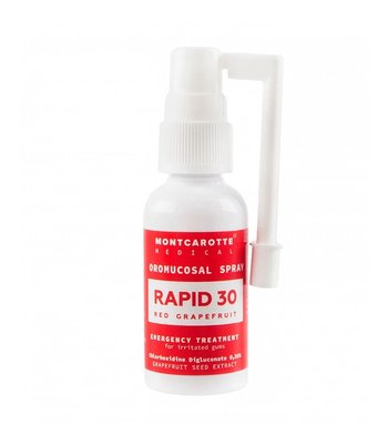 Montcarotte Rapid 30 Red Grapefruit sprej na ústní dutinu 30 ml