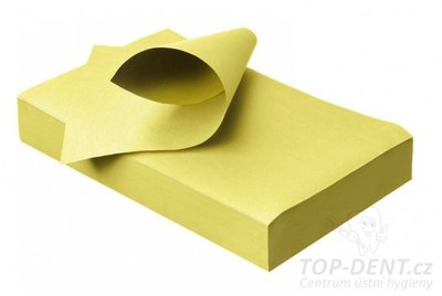 PURE papírové podložky na tácky (žluté), 250ks
