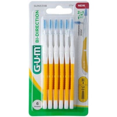 G.U.M. BI-DIRECTION Ultra MK žlutý 1,4 mm, ISO 4, 6 ks