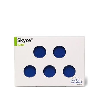 SKYCE Refill, 5ks, krystal, šperk skleněné kamínky velké 2,4 mm