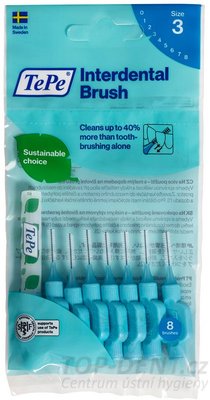 TePe ORIGINAL 3 mezizubní kartáčky 0,6 mm, 8ks