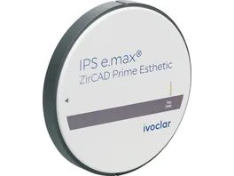 IPS e.max® ZirCAD Prime Esthetic - Stück Ø 98,5 mm H 14 mm, A3