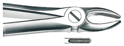 ORBIS Extrakční kleště, tvar 1, horní frontální zuby