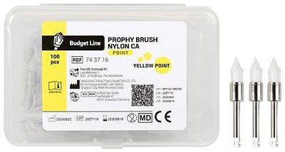 Yellow Point Budgetline Prophy Brush point