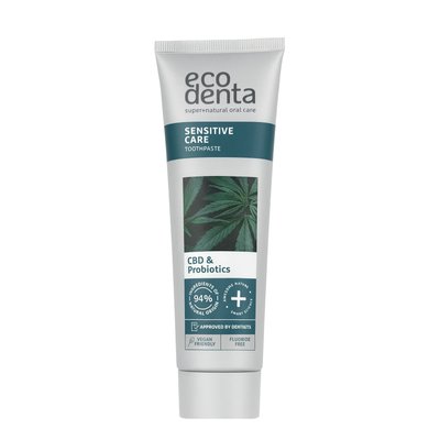Ecodenta Sensitive CBD&Probiotics zubní pasta 100 ml