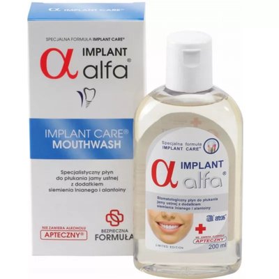 Alfa Implant 200ml Płyn do płukania jamy ustnej