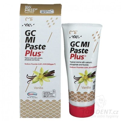 GC MI Paste Plus fluoridový gel Vanilka, 40g
