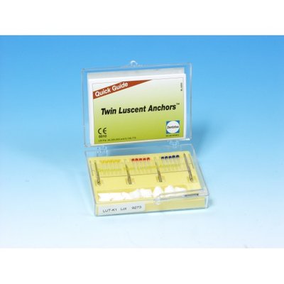 Kořenové čepy, skleněné - zaváděcí balení - 15 čepů, 3 rozšiřovače, 2 Probos, 15 korunkových matric