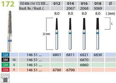 Brousek diamantovaný T 806.314.172.514.014