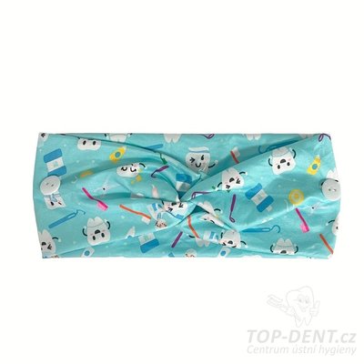 Čelenka s dentálním motivem, 1 ks (vzor 3)