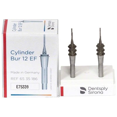 Cerec Cylinder bur 12EF vrták, 6ks