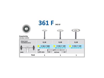 Diamantový disk - oboustranně sypaný Ø 1,3cm, extra jemná