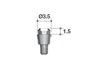 MEGAGEN BD Octa Abutment ø3.5