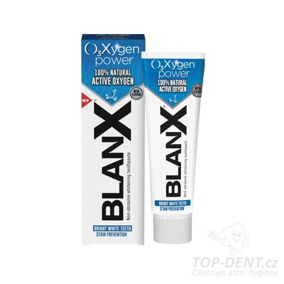 BlanX O3 Xygen Power bělící zubní pasta s aktivním kyslíkem, 75ml